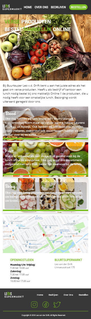 buurtsupermarkt leo v.d drift website mobile