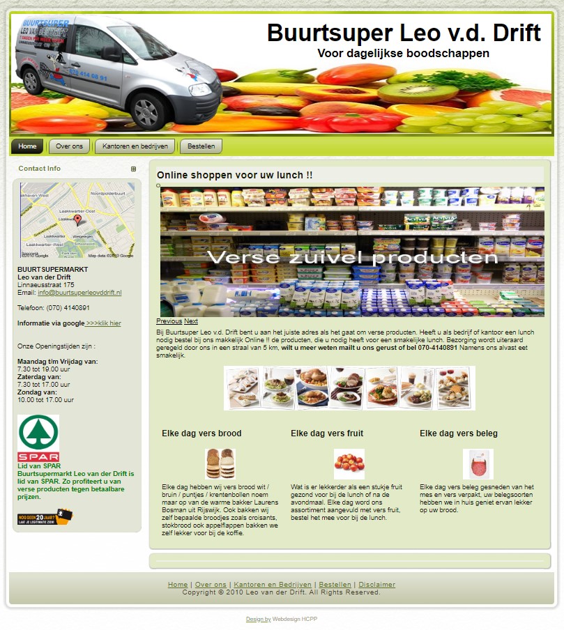 buurtsupermarkt leo v.d drift website old